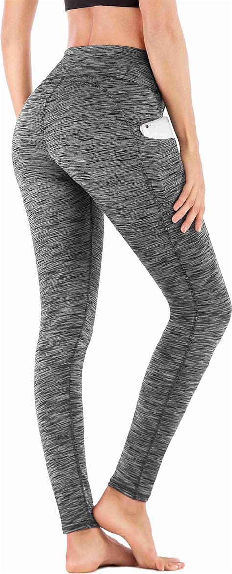 The waistband stays up, they are thick enough to not be see-through, but still thin enoughbreathable enough to not be too hot during a workout. . Iuga yoga pants
